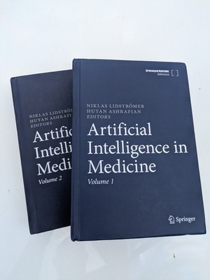 Artificial Intelligence in Medicine Vol 1 & 2 Springer Reference Hardcover New