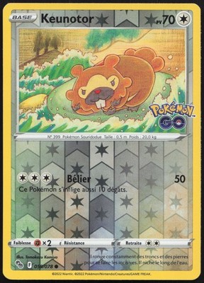 Pokemon Karte Keunotor 059/078 Reverse Pokemon Go Französisch