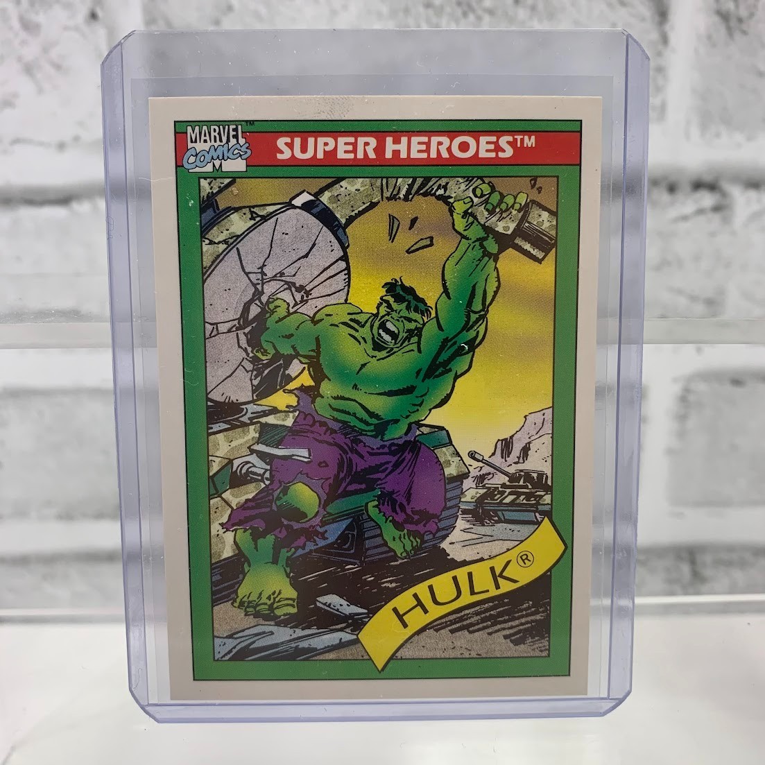1990 Impel Marvel Universe Super Heroes Hulk #3