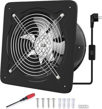 150Mm Ventola Aspirazione Bagno 525 M³/H Aspiratore Industriale Estrattore Venti