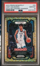 2023 Panini Prism Chet Holmgrem Monopoly Gold Millionaire Shimmer /500 💎 🔥🔥🔥