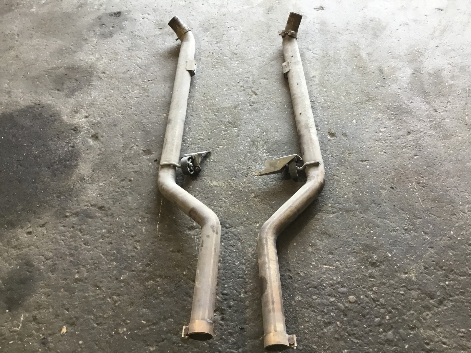 Maserati Coupe GT 2003 4.2L Right Left Exhaust Pipe Line Set Pair 02-06 ;:Y