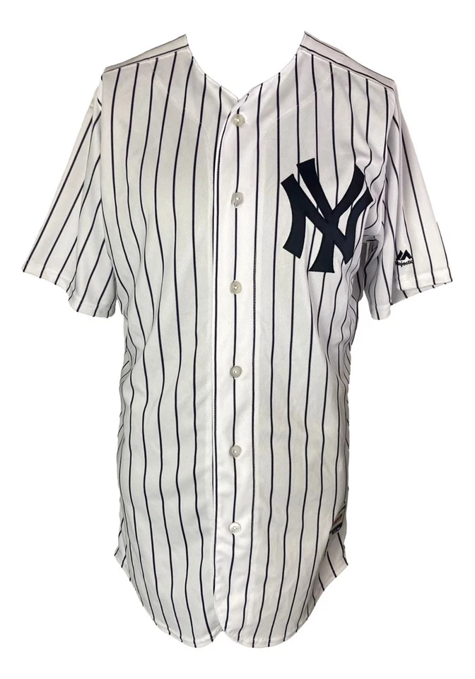 Reggie Jackson Signed New York Yankees Majestic Authentic Baseball Jersey JSA - Image 3 of 4