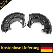 2X Bremsankerblech Abdeckblech Ankerblech Vorne FÜR VW GOLF 2 3 4 1H 1G Jetta II