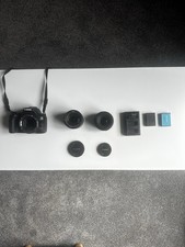 Canon EOS 250D Black DSLR Camera with 18-55/ 50mm Lens/ 2 Batteries/ Carry Case