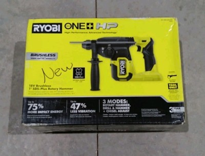 NEW RYOBI ONE+ HP 18V Brushless Cordless 1'' SDS+ Rotary Hammer P223 - Tool Only