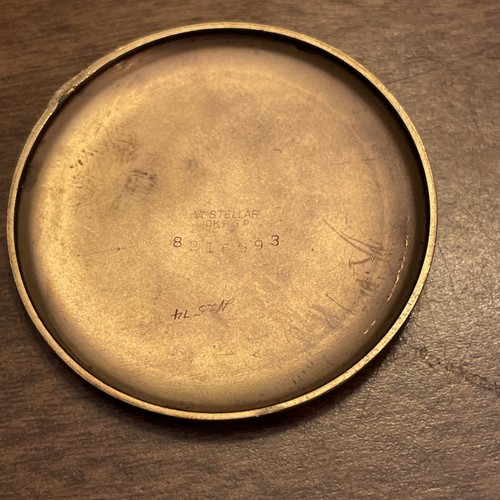 Montre de poche vintage Nastrix 17 Jewel 10k PGP Morris W.My fonctionne pour pièces lire - Photo 4/15