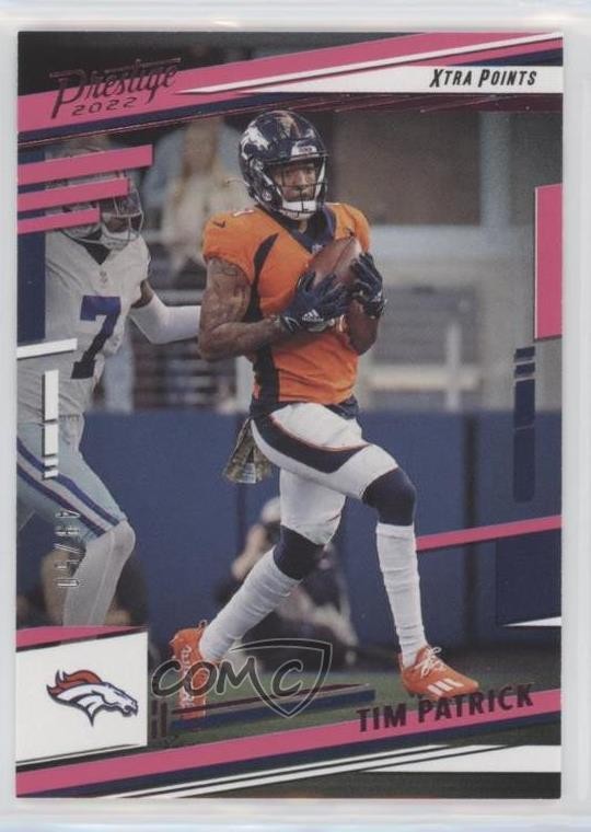 2022 Panini Prestige Xtra Points Pink 49/50 Tim Patrick #89 0h3t