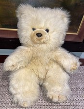 Vintage American Wego Loving Teddy Bear 18 Plush Brown 1982