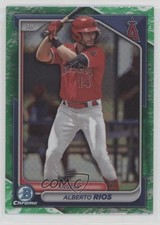 2024 Bowman Chrome Prospects Lunar Glow Refractor Alberto Rios #BCP-98 1k1n