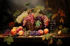 Home Decor Wall Art Classical Still Life Fruit Oil Painting Printed On Canvas 03