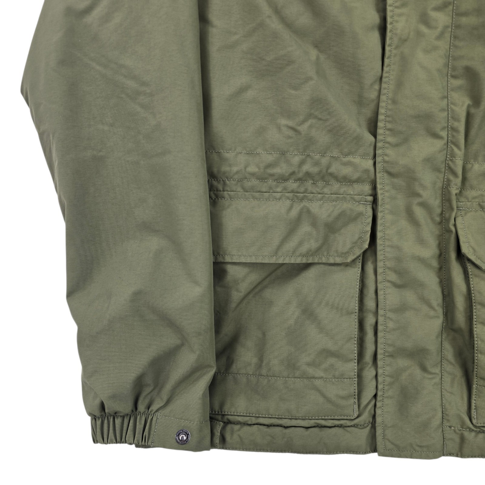 Patagonia Men's Small Isthmus Fleece Parka Jacket Green Good Condition image 3