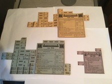 Swiss Confederation Rationing - Whole and Half Food Cards - June/Aug, 1946