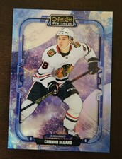 Connor Bedard (Blackhawks) 2025-26 O-Pee-Chee Platinum Preview Cosmic #P-5 /65