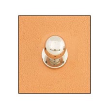 Button Stud 1/2" 12mm Screwback Nickel 11312-02 by Tandy Leather