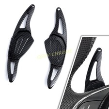 Extensiones de palanca de cambios de fibra de carbono para volante Skoda Karoq Octavia 2x