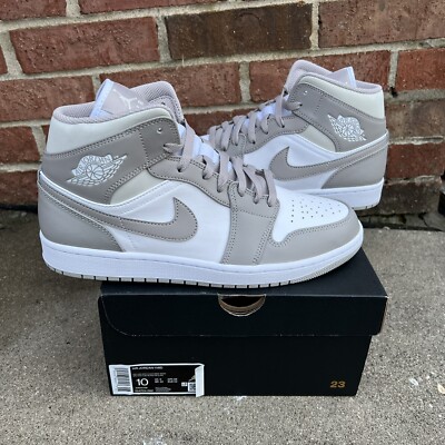 Brand-New DS Nike Air Jordan Retro 1 Mid Linen Size 10