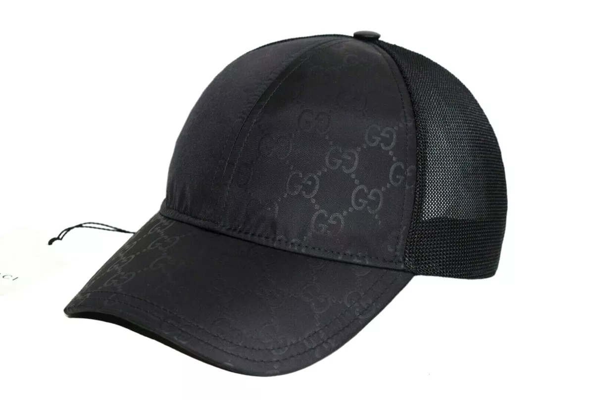 bestøve gøre det muligt for filosofi GUCCI Base Cap Size L (59 cm) black Original GG Nylon 510950 4HD47 1000 |  eBay