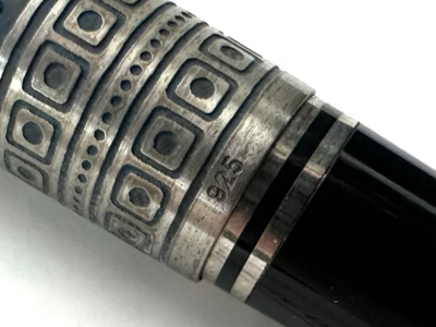 希少　ビンテージ　イタリア プリズナーオールインワン Pelikan 90s Old Style M910 Toledo 925 Silver 18K (PF