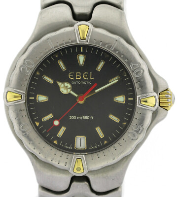 Ebel Sportwave Stainless/Gold Automatic Ladies Watch Sport Wave Ref.EE612053 Ø36mm