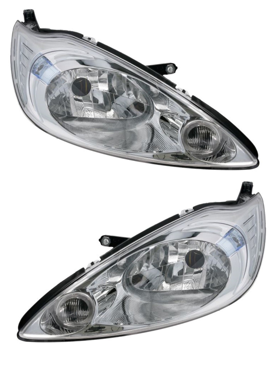 Phare avant gauche et droit Ford Ka 2008 pour corriger faisceau H4 électrique