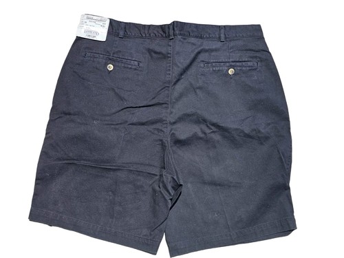 Lands End Men’s Pleated Shorts Sz 38 NWT Black - Picture 3 of 6