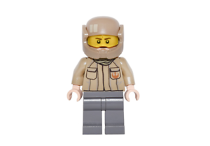 Lego SW Helm 23947c01pb01 dunkelbeige  bedr.Visier Resistance Trooper 75140 