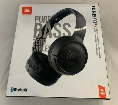 JBL Tune 500BT Bluetooth On-Ear Headphones - Black 50036355674 | eBay
