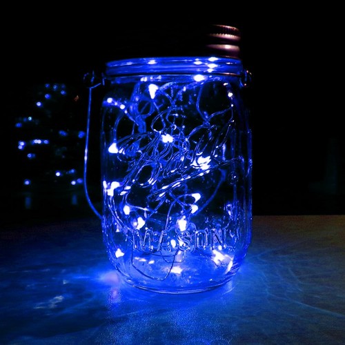 20-100 LED White Battery Operated Copper Wire Fairy String Lights Pink Green OZ - Picture 71 of 103