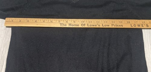 LULULEMON Sunset Savasana Pullover Black Cashmere Blend Sweater Size 4 or 6 - Picture 6 of 7