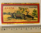 Old tank brand cigarettes rolling papers Chinese Thean Wah factory, unused!!