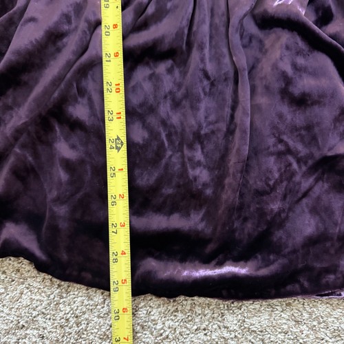 Ramy Brook Velvet Halter Paige Dark Purple Mini Dress Whimsigoth Silk XS - Picture 13 of 13