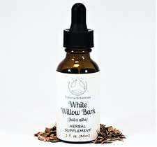 WHITE WILLOW BARK TINCTURE - Liquid Herbal Extract - Organic Salix alba Herb