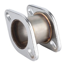 Universal 2.5" 2 Pernos Brida Catback Silenciador Tubo Extensión Brida Adaptador Acero