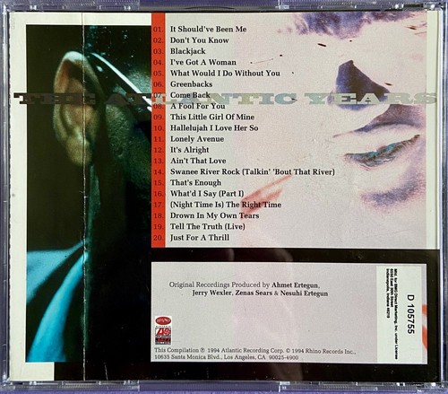Ray Charles The best of Ray Charles: The Atlantic Years CD 1994 Rhino - Picture 2 of 15