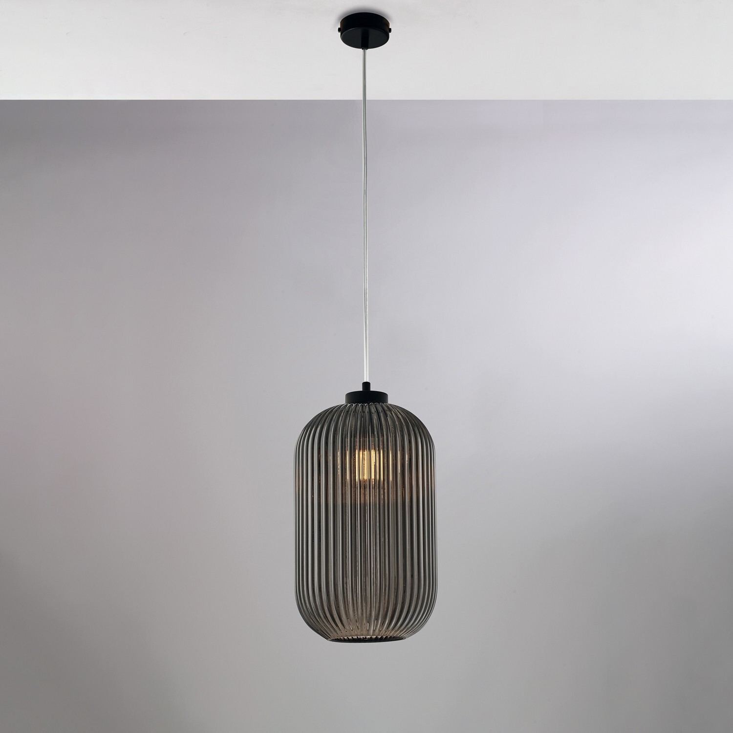 Sospensione Design Vetro Cilindrico BON-790 | Lampadario Moderno E27