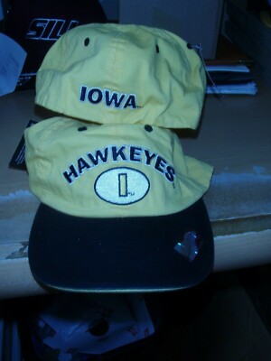 Iowa Hawkeyes Universal Stretch Fit Yellow and Black NCAA Hat New Free  Shipping!