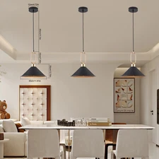 3 Light Chandelier Lamp Industrial Ceiling Pendant Lamp Modern Farmhouse Fixture