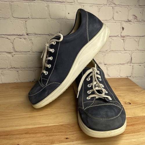 Finn Comfort Ikebukuro Lace Up Atlantic Sneakers Women Size 7 Blue Patagonia - Picture 10 of 12