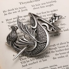 Viking Norse Celtic Hair Pin Dragon