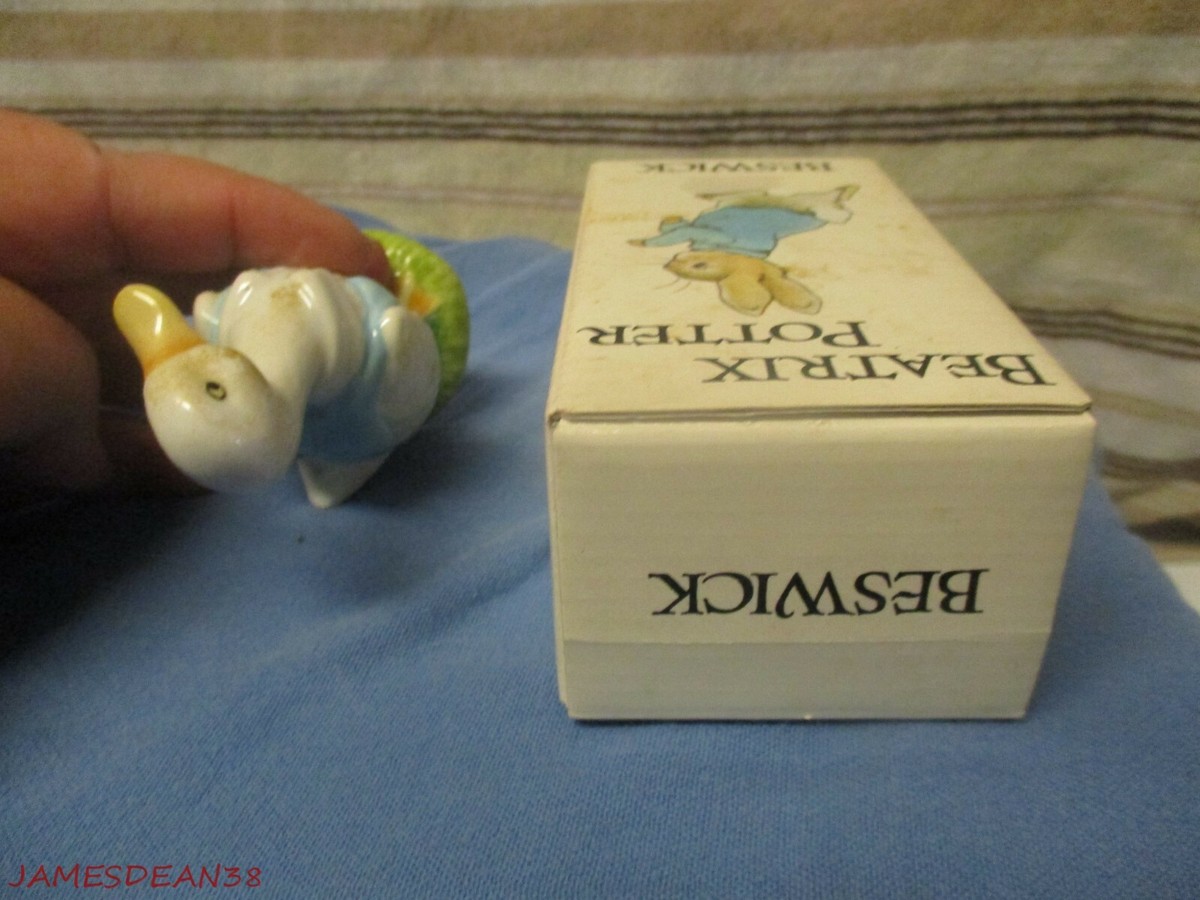 VTG BEATRIX POTTER'S 1979 MR DRAKE PUDDLE-DUCK FIGURINE BESWICK