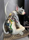 Sphynx Cat Tattoo Resin Statue Model Collectible Limited Boy Gift