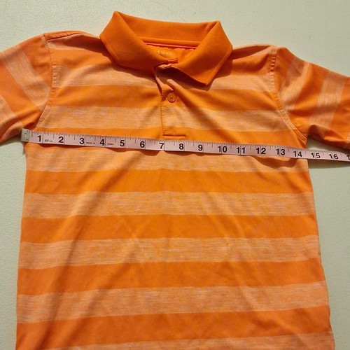 George Boys Orange and White Polo Shirt Size S (6-7) - Picture 9 of 11