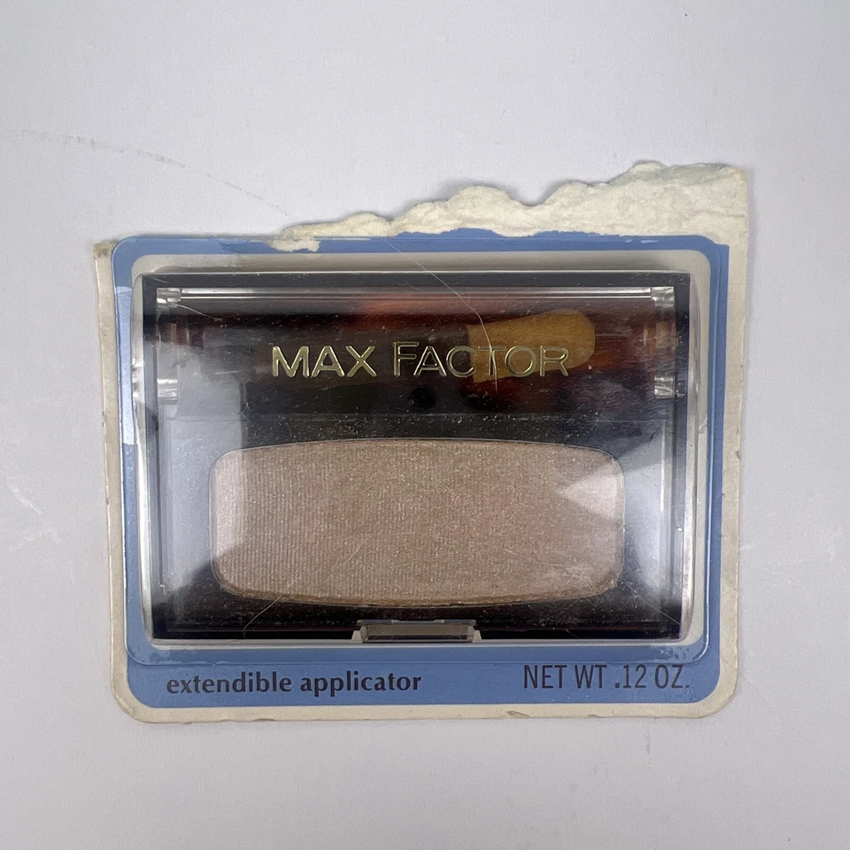 VINTAGE MAX FACTOR Waterproof ShimmerShine Eye Shadow Hollywood Moonbeam NOS - Image 3 of 4