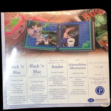 Creative Memories 7x7 Black 'N Blue Scrapbook Pages, New in Package