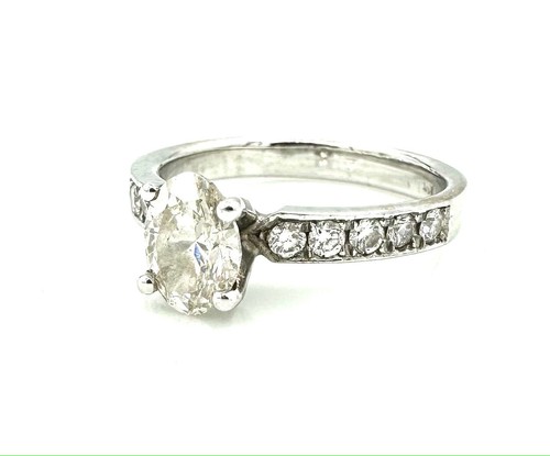 BAGUE En OR 18 Carats Jaune Avec Diamants - Poids Total 6.37g - Taille 50 - Occasion Parfait état