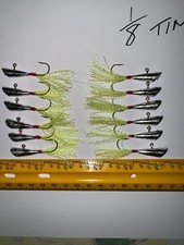SHAD  DARTS  , UNPAINTED , 12, . 1/8 th oz.