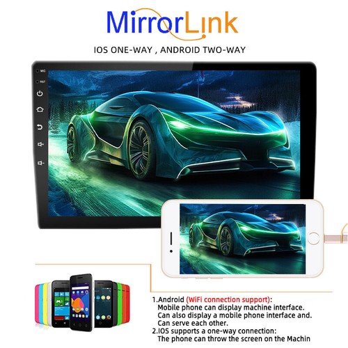 2 Din Car Radio Bluetooth Android 9.1 9 inch GPS Fits For Audi A3 A4 2002-2012 - Picture 3 of 16