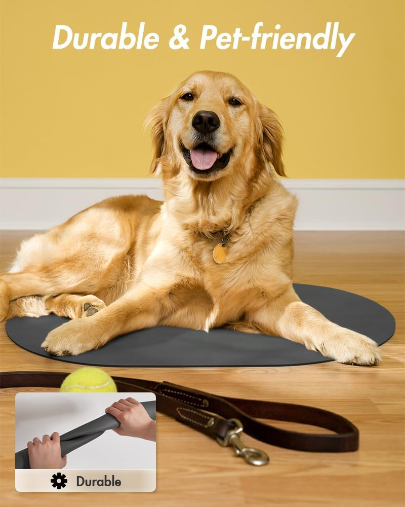 Absorbent Pet Feeding MatDog Mat for Food and Water Bowl, Quick Dry