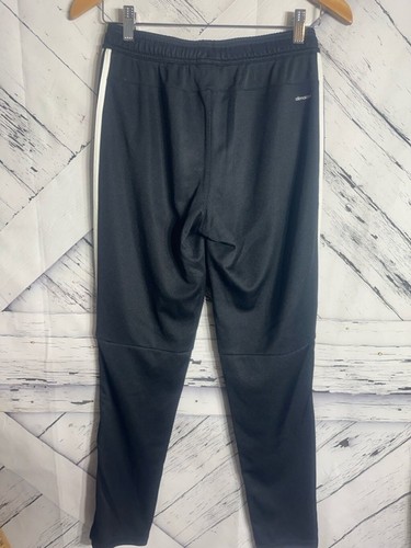 Unisex Youth 3 STRIPE Adidas Black Pants Size L - Picture 7 of 8